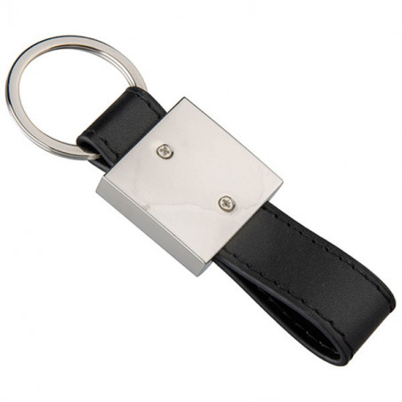 Portachiavi in pelle quadrata Portachiavi in pelle quadrata