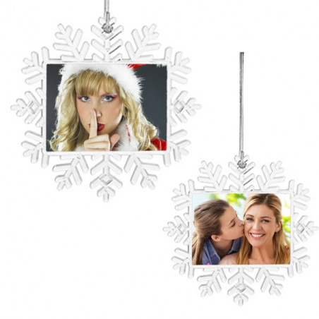 Foto Flocon di Natale personalizzato Foto Flocon di Natale personalizzato