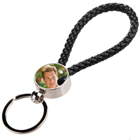 portachiavi in corda nera 2 immagini portachiavi in corda nera 2 immagini