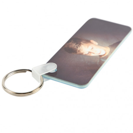 Portachiavi rettangolo lungo personalizzabile con 2 foto Portachiavi rettangolo lungo personalizzabile con 2 foto