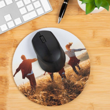 Tappetino per mouse rotondo personalizzato