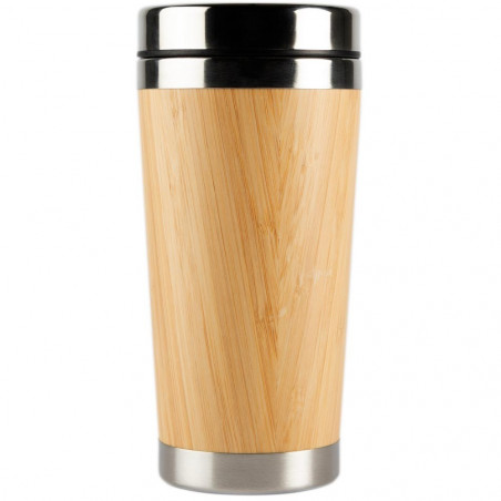 Tazza thermos in legno con incisione personalizzata Tazza thermos in legno con incisione personalizzata