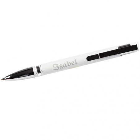 penna a sfera in alluminio bianco penna a sfera in alluminio bianco