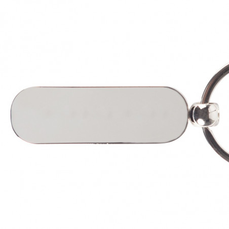 personalizzazione argento portachiavi in forma ovale personalizzazione argento portachiavi in forma ovale