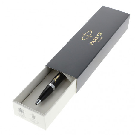 Pen Parker testo incisione nero nella sua scatola Pen Parker testo incisione nero nella sua scatola