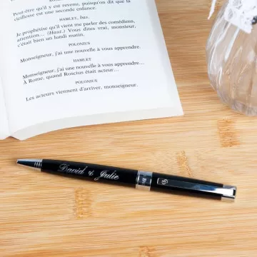 Penna a sfera Dickens con incisione