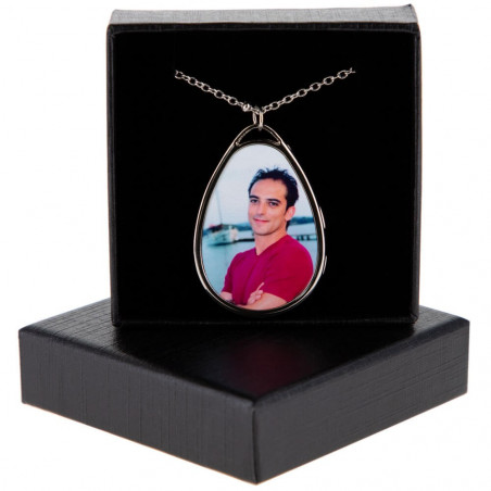 Custom oval ciondolo foto Custom oval ciondolo foto