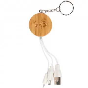 Portachiavi caricatore personalizzato USB-C Lightning
