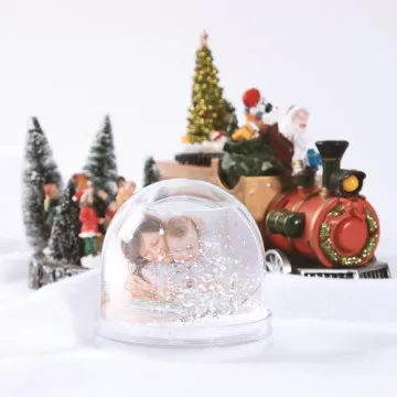 Globo di neve personalizzato con le tue foto ricordo
