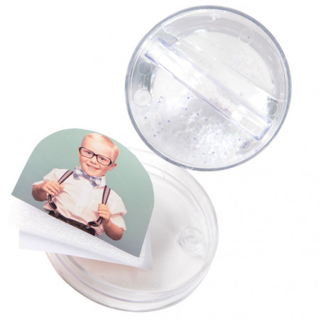 Foto di palla di neve personalizzata Foto di palla di neve personalizzata