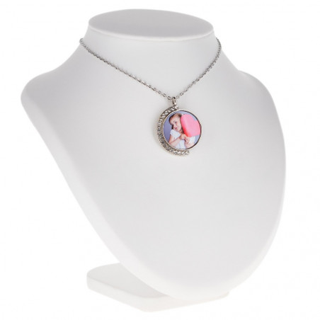 Collana personalizzata con strass rotondi Collana personalizzata con strass rotondi