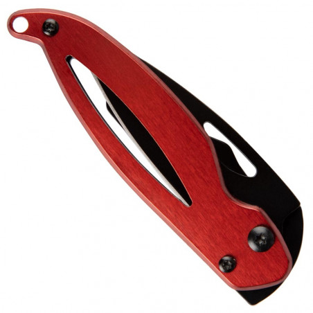 Coltello da tasca in acciaio rosso Coltello da tasca in acciaio rosso