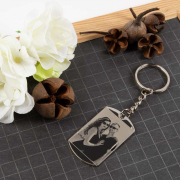 Portachiavi in argento personalizzato