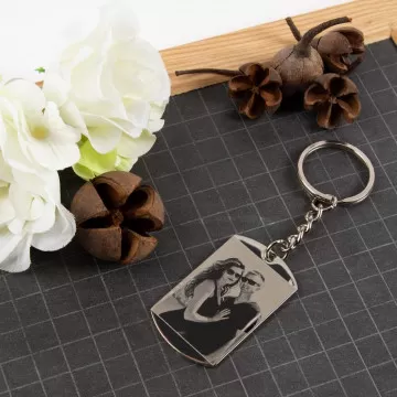 Portachiavi in argento personalizzato