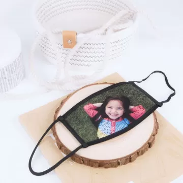 Mascherina in tessuto con foto personalizzata