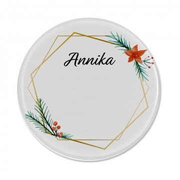 Foto in vetro rotondo