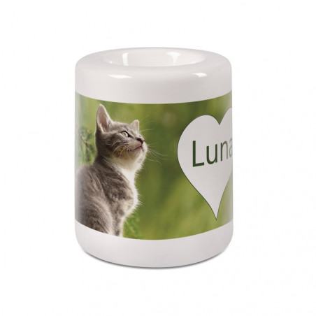 Portacandele in ceramica personalizzata Portacandele in ceramica personalizzata