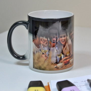 Magia tazza termoreattiva personalizzata con foto stampata