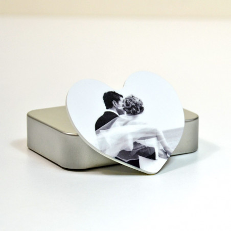 Cuore di foto magnetica Cuore di foto magnetica