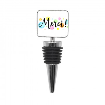 Bottiglia tappo metallo foto rettangolo