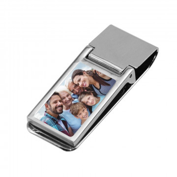 Fermasoldi rettangolare personalizzabile con foto