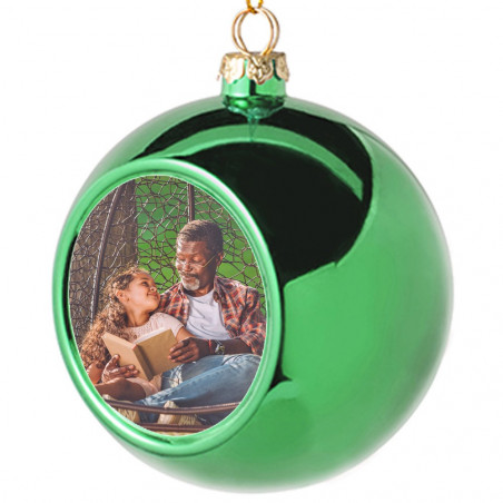 Verde personalizzato Palla di Natale Verde personalizzato Palla di Natale