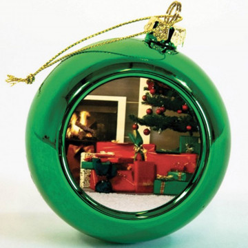 Pallina di Natale verde originale e personalizzata