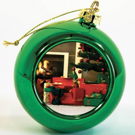 Palla di Natale verde personalizzabile Palla di Natale verde personalizzabile