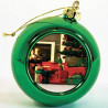 Palla di Natale verde personalizzabile