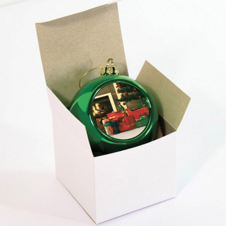 Verde palla di Natale personalizzato foto Verde palla di Natale personalizzato foto