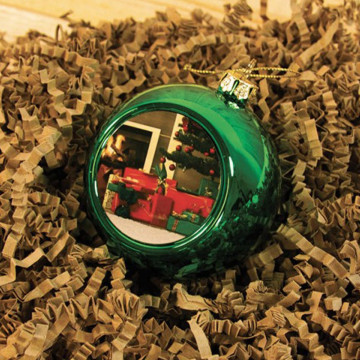 Pallina di Natale verde originale e personalizzata