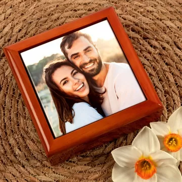 Foto della scatola di gioielli personalizzati - Scatola per gioielli con foto