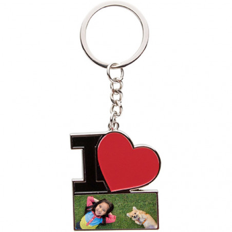 portachiavi Adoro la foto personalizzata portachiavi Adoro la foto personalizzata
