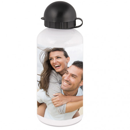 Gourde in alluminio personalizzato bianco Gourde in alluminio personalizzato bianco