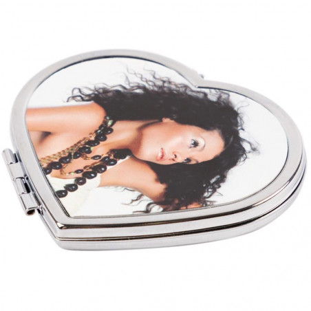Specchio tascabile a forma di cuore Specchio tascabile a forma di cuore