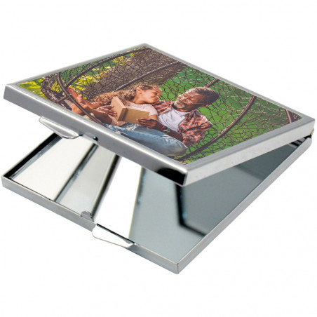 Specchio tascabile quadrato personalizzato Specchio tascabile quadrato personalizzato