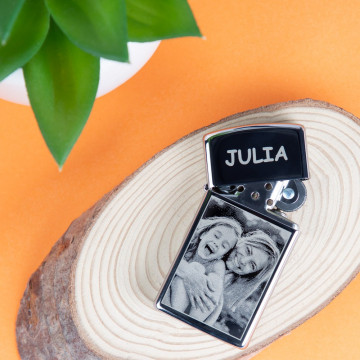Accendino Zippo slim personalizzato