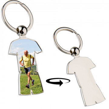 Portachiavi abbigliamento sportivo foto personalizzabile