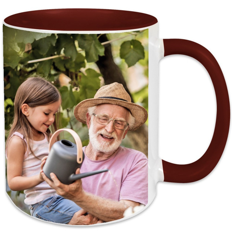 Tazza bordeaux personalizzata
