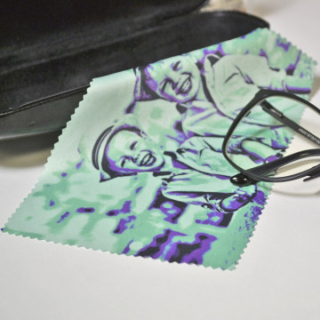 Salvietta in microfibra personalizzata con foto