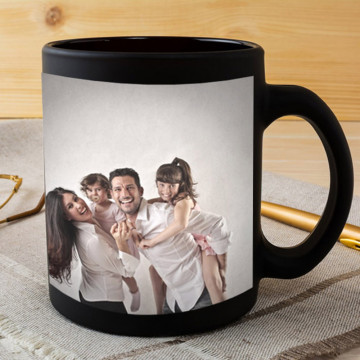 Tazza completamente nero personalizzato foto