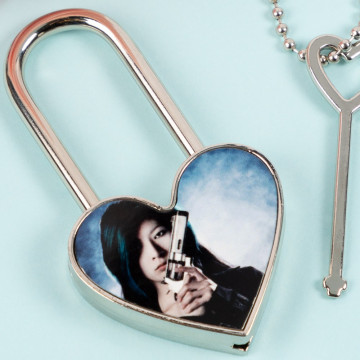Lucchetto cuore con foto