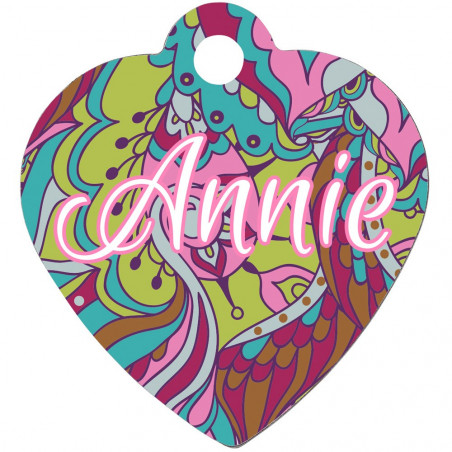 Medaille animale del cuore personalizzato