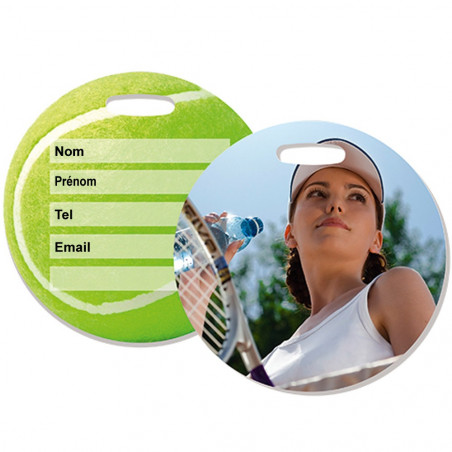 Etichetta per bagaglio rotondo personalizzata Etichetta per bagaglio rotondo personalizzata