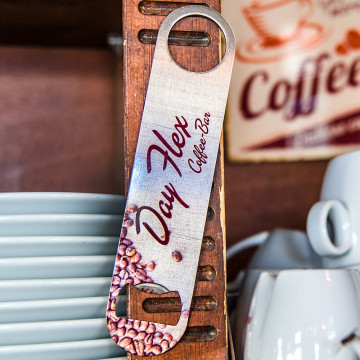 Grande decapsulatore argento personalizzato doppio e inverso