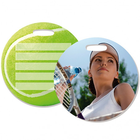 Etichetta per bagaglio rotondo personalizzata Etichetta per bagaglio rotondo personalizzata