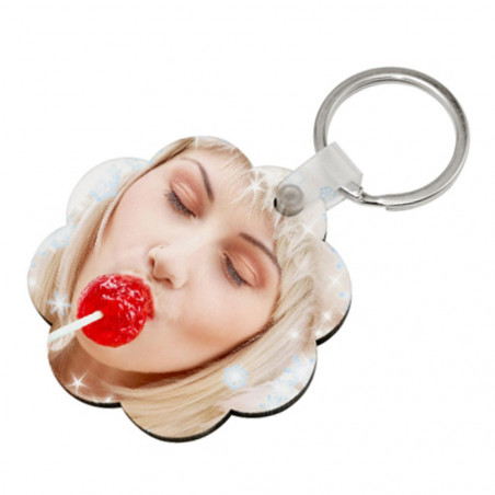 Portachiavi fiore personalizzabile Portachiavi fiore personalizzabile