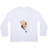 T-shirt maniche lunghe bianco personalizzato