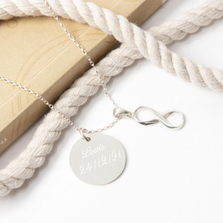 Collana in argento personalizzata Collana in argento personalizzata