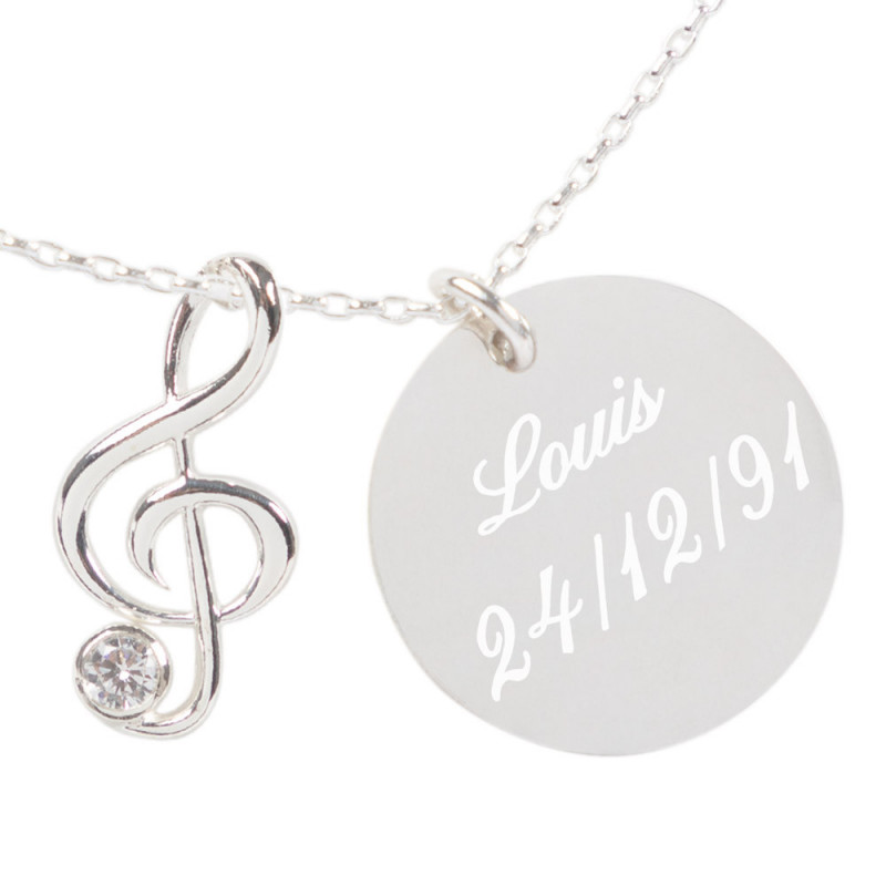 Personalizzato pavimento chiave collana